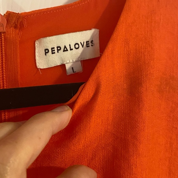 Orangey midi dress - Picture 3 of 5